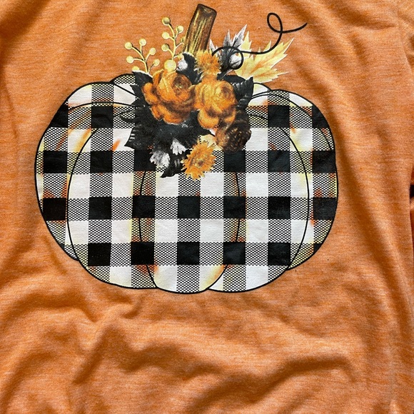 BMG Ruffle Pumpkin Top - Picture 2 of 11